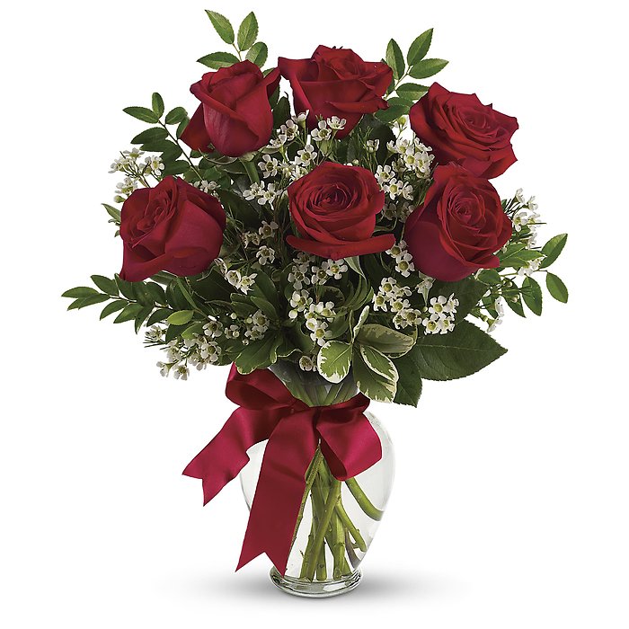 3 Red Roses