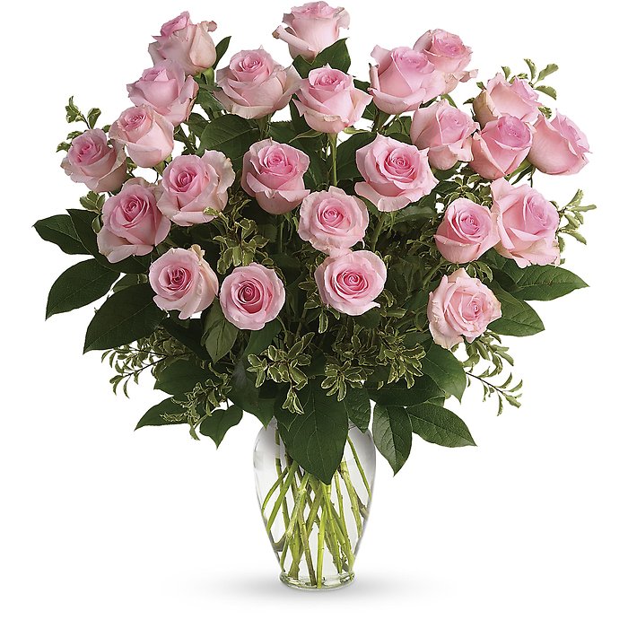 1 Dozen Pink Roses