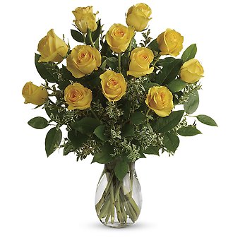 1 Dozen Yellow Roses