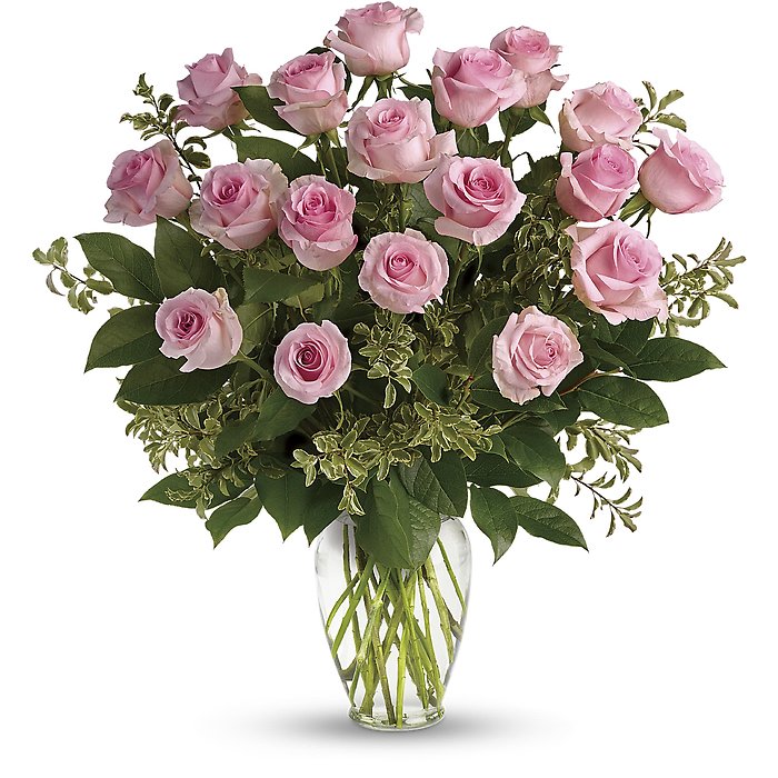 1 Dozen Pink Roses