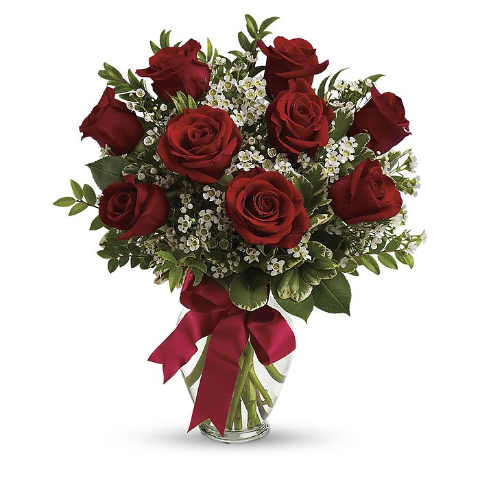 3 Red Roses