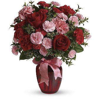 Dance with Me Bouquet with Red Roses